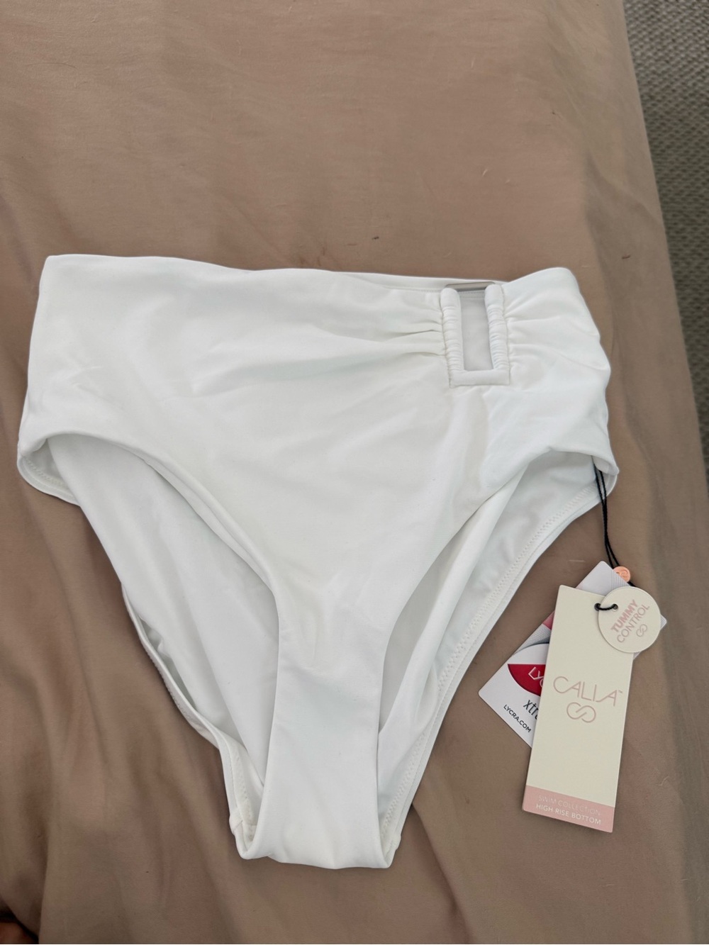 Calia rectangle trim swim bottom xs nwt